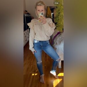 Flying Monkey Light Blue Distressed Skinny Jeans NWT Size 27